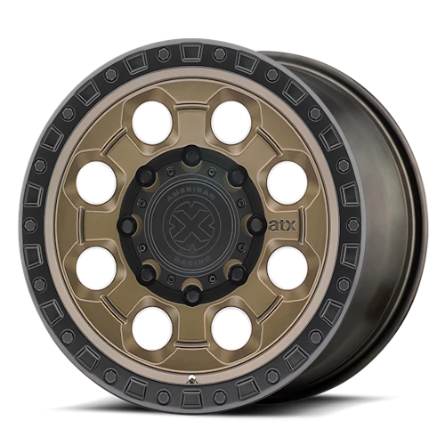 ATX AX201 BRZ 17x9 -12 8x170mm 125.1mm Matte Bronze Black Lip
