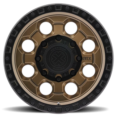 ATX AX201 BRZ 18x9 +0 8x180mm 124.2mm Matte Bronze Black Lip