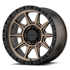 ATX AX202 BRZ 17x9 -12 5x127mm 78.1mm Matte Bronze Black Lip