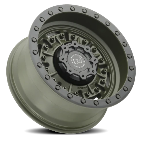 Black Rhino Abrams ODG 18x9.5 -18 6x139.7mm 112.1mm Olive Drab Green