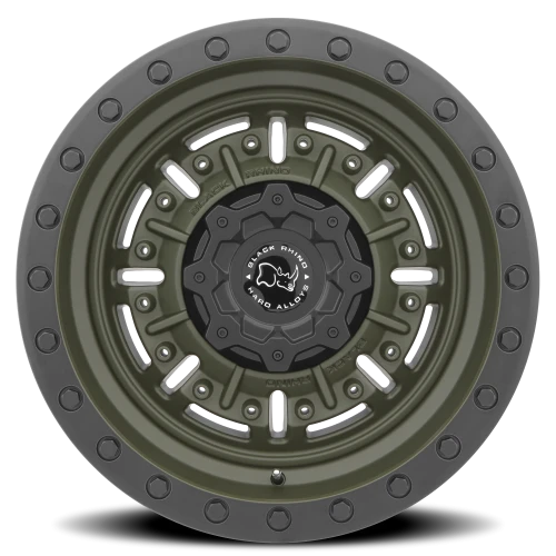 Black Rhino Abrams ODG 17x8.5 -18 6x139.7mm 112.1mm Olive Drab Green