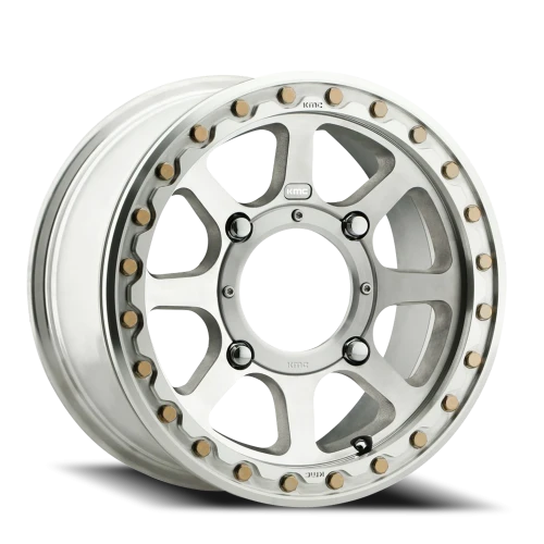 KMC Addict 2 Beadlock UTV KS234 SL 14x7 +38 4x137mm 112.1mm Machined Silver