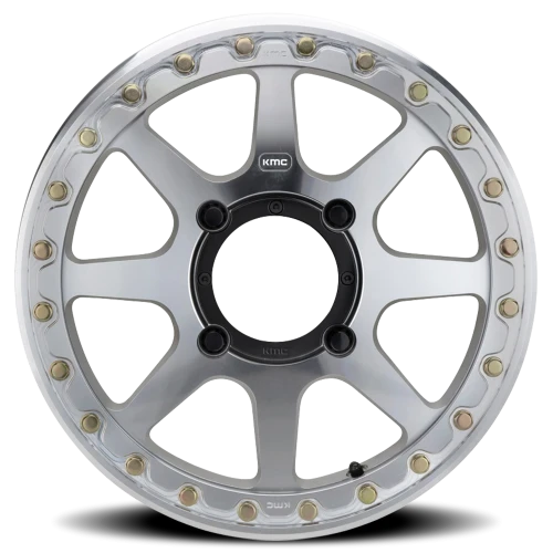 KMC Addict 2 Beadlock UTV KS234 SL 14x7 +38 4x137mm 112.1mm Machined Silver