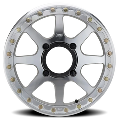 KMC Addict 2 Beadlock UTV KS234 SL 15x6 +38 4x156mm 132mm Machined Silver