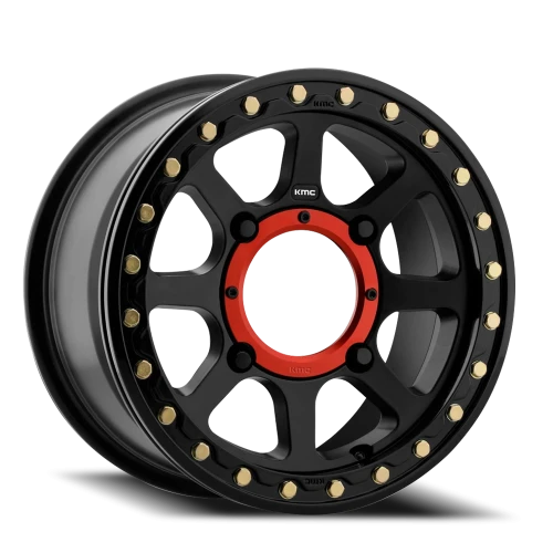 KMC Addict 2 Beadlock UTV KS234 SB 15x6 +38 4x137mm 112.1mm Satin Black