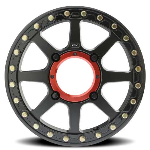 KMC Addict 2 Beadlock UTV KS234 SB 15x6 +38 4x137mm 112.1mm Satin Black