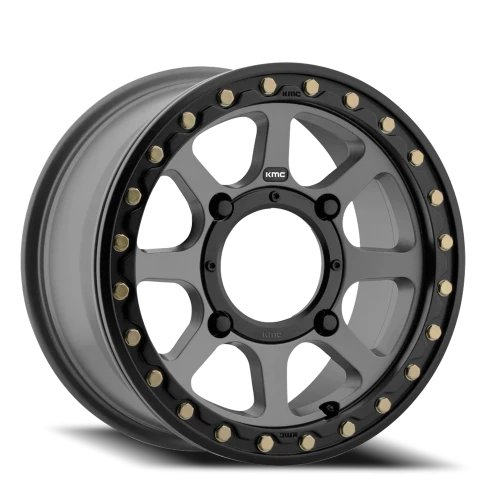 KMC Addict 2 Beadlock UTV KS234 SG 14x7 +38 4x137mm 112.1mm Satin Gray
