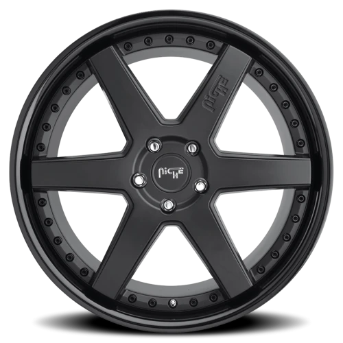 Niche Altair M192 22x10 +30 6x135mm 87.1mm Gloss Black Matte Black