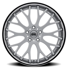 TSW Amaroo SL 19x10.5 +27 5x114.3mm 72mm Silver Brushed Face-Chrome Lip