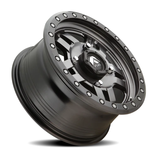 Fuel Anza UTV D558 15x7 +13 4x156mm 132mm Matte Anthracite Black Ring