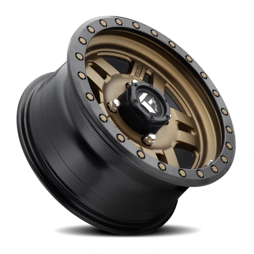 Fuel Anza UTV D583 14x7 +13 4x156mm 132mm Bronze Black Ring