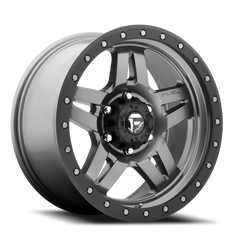 Fuel Anza D558 17x8.5 -6 5x139.7mm 78.1mm Matte Gunmetal