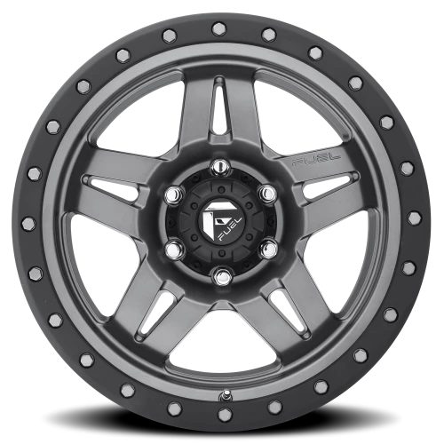 Fuel Anza D558 20x10 -18 5x127mm 78.1mm Matte Gunmetal