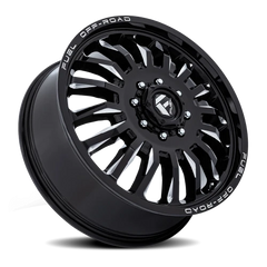Fuel Arc Dually D868 20x8.25 +104 8x200mm 142mm Gloss Black Milled