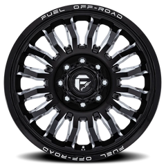 Fuel Arc Dually D868 22x8.25 +104 8x165.1mm 121.5mm Gloss Black Milled