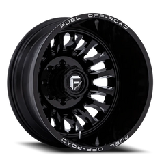 Fuel Arc Dually D868 20x8.25 -227 8x210mm 154.3mm Gloss Black Milled