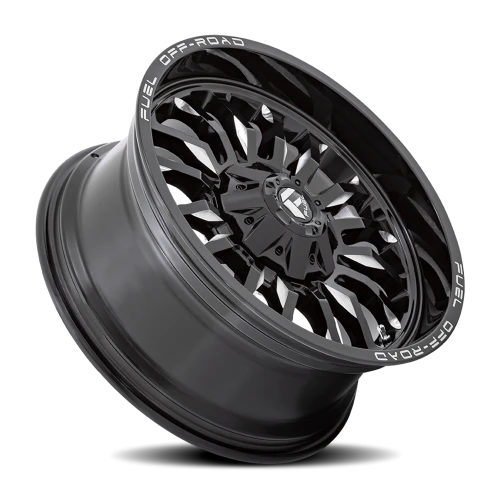 Fuel Arc D795 22x12 -44 8x170mm 125.1mm Gloss Black Milled