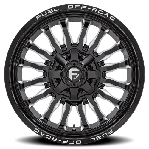 Fuel Arc D795 20x10 -18 6x135mm 106.1mm Gloss Black Milled
