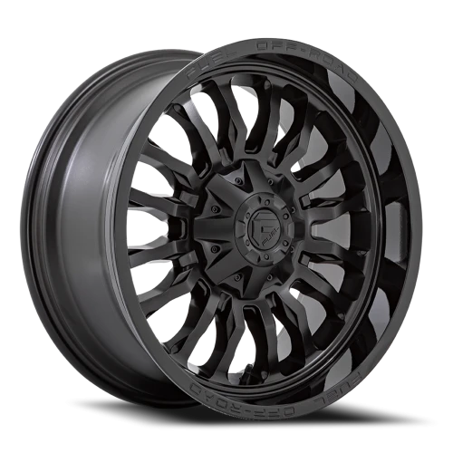 Fuel Arc D796 22x12 -44 5x114.3mm 78.1mm Matte Black Gloss Black Lip