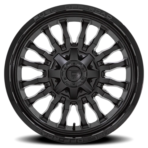 Fuel Arc D796 20x10 -18 5x127mm 87.1mm Matte Black Gloss Black Lip