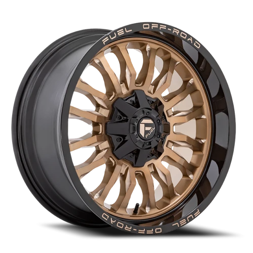 Fuel Arc D797 20x10 -18 5x127mm 87.1mm Platinum Bronze Black Lip