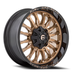 Fuel Arc D797 20x9 +1 5x127mm 87.1mm Platinum Bronze Black Lip
