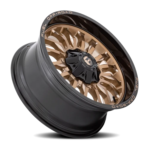 Fuel Arc D797 22x10 -18 8x180mm 124.2mm Platinum Bronze Black Lip