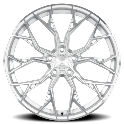 Dolce Performance Aria GSF 20x10 +40 5x112mm 66.56mm Gloss Silver Machined Face