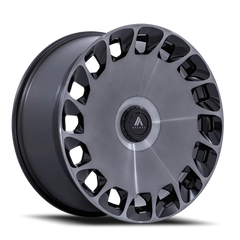 Asanti Black Label Aristocrat ABL-45 BT 24x10 +35 5x112mm 74.1mm Gloss Black Machined Face-Double Dark Tint