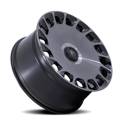Asanti Black Label Aristocrat ABL-45 BT 24x10 +30 6x135mm 87.1mm Gloss Black Machined Face-Double Dark Tint