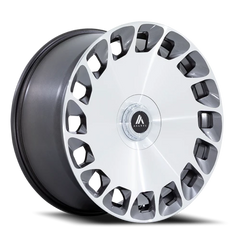 Asanti Black Label Aristocrat ABL-45 GP 22x9 +27 5x112mm 74.1mm Gloss Platinum Bright Machined Face