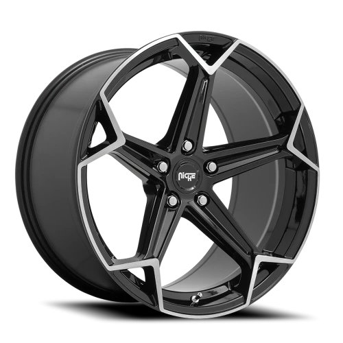 Niche Arrow N259 20x10.5 +40 5x112mm 66.56mm Gloss Black Brushed