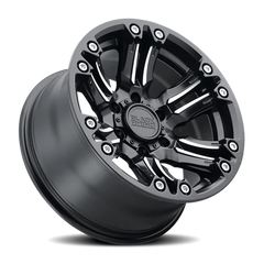 Black Rhino Asagai MB 18x9.5 -18 5x127mm 71.6mm Matte Black Machined Spoke-Stainless Bolts