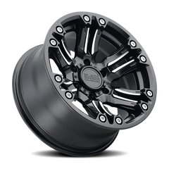 Black Rhino Asagai MB 18x9.5 -18 6x139.7mm 112.1mm Matte Black Machined Spoke-Stainless Bolts