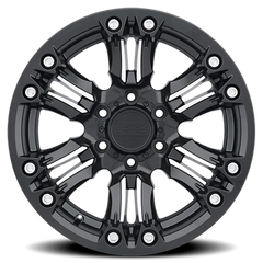 Black Rhino Asagai MB 18x9.5 -18 6x139.7mm 112.1mm Matte Black Machined Spoke-Stainless Bolts
