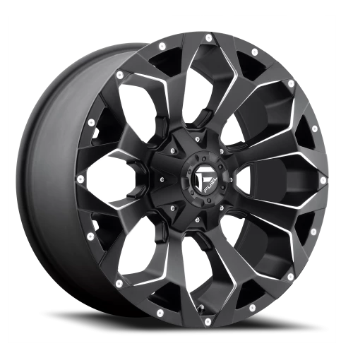 Fuel Assault D546 22x10 -18 5x139.7mm 110.3mm Matte Black Milled