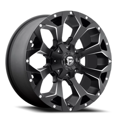 Fuel Assault D546 18x9 +1 6x135mm 106.4mm Matte Black Milled