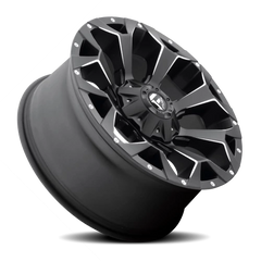 Fuel Assault D546 20x9 +1 8x180mm 124.3mm Matte Black Milled