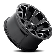 Fuel Assault D576 17x9 -12 5x114.3mm 78.1mm Gloss Black Milled