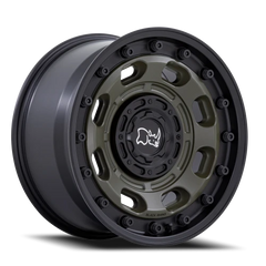 Black Rhino Atlas ODG 18x9 +0 6x135mm 106.1mm Olive Drab Green Black Lip