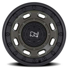 Black Rhino Atlas ODG 17x8.5 -10 6x135mm 106.1mm Olive Drab Green Black Lip