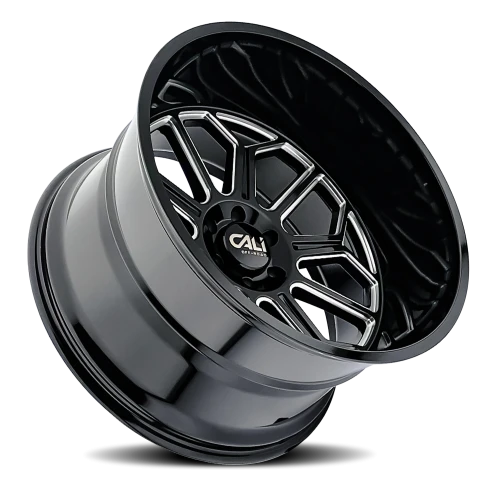 Cali Offroad Auburn 9117 BM 20x9 -12 8x170mm 125.2mm Gloss Black Milled