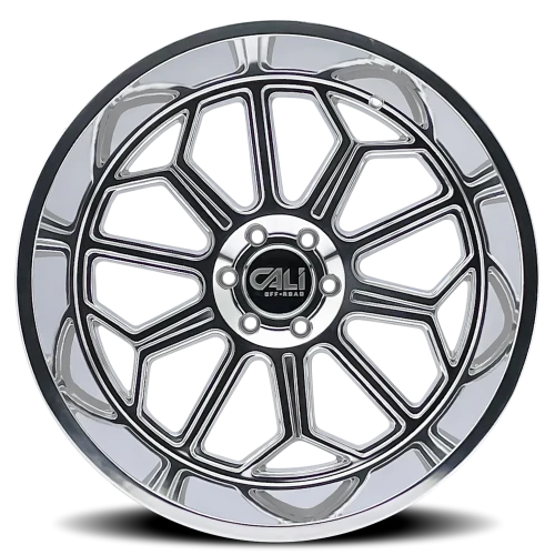 Cali Offroad Auburn 9117 PO 20x10 -25 6x135mm 87.1mm Polished