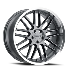TSW Avalon GY 19x11 +38 5x120mm 76.1mm Gunmetal Brushed Gunmetal-Machined Lip