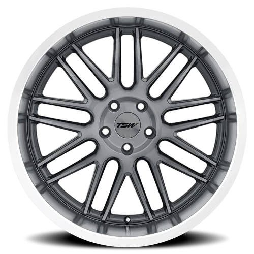 TSW Avalon GY 19x11 +38 5x120mm 76.1mm Gunmetal Brushed Gunmetal-Machined Lip