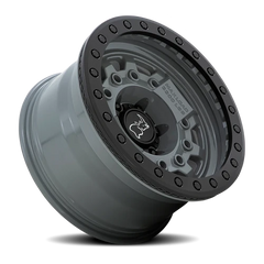 Black Rhino Avenger Beadlock GY 17x8.5 -30 6x139.7mm 112.1mm Battleship Gray Black Hardware