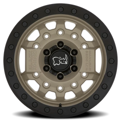 Black Rhino Avenger Beadlock DS 17x8.5 -30 6x139.7mm 112.1mm Desert Sand Black Hardware
