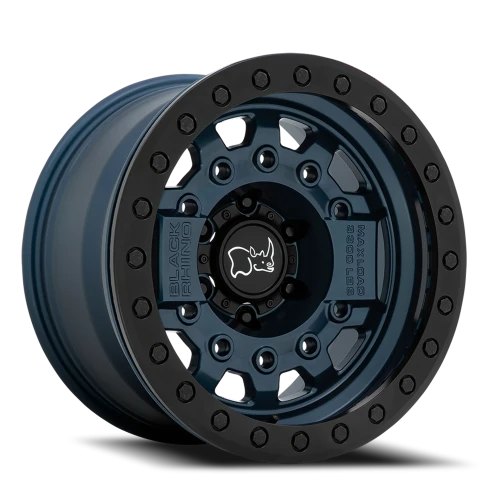 Black Rhino Avenger Beadlock BL 17x8.5 -30 6x139.7mm 112.1mm Navy Blue Black Hardware
