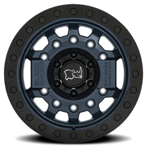 Black Rhino Avenger Beadlock BL 17x8.5 -30 6x139.7mm 112.1mm Navy Blue Black Hardware