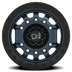 Black Rhino Avenger Beadlock BL 17x8.5 -30 6x139.7mm 112.1mm Navy Blue Black Hardware
